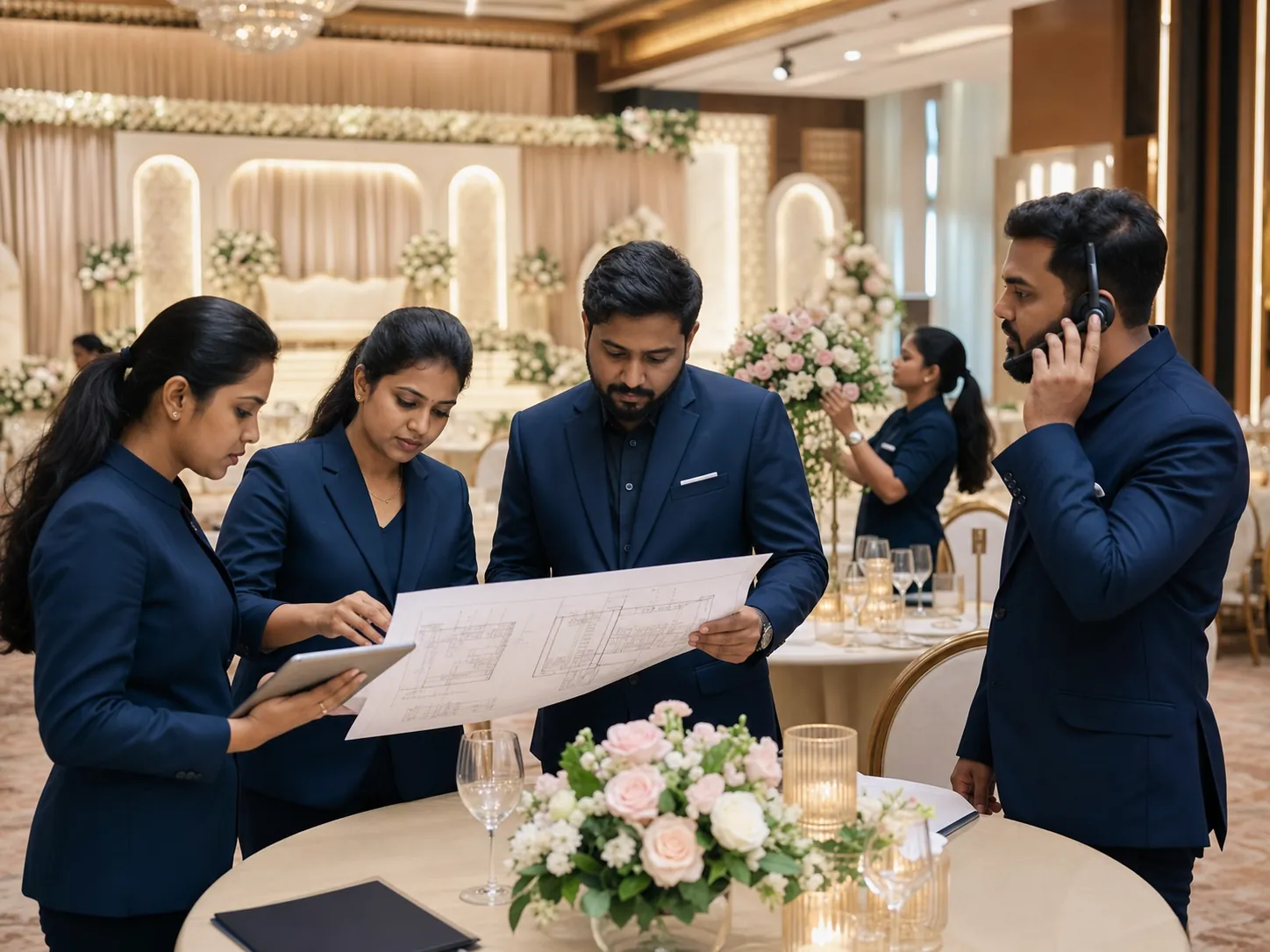 Festora event management team coordinating a premium celebration