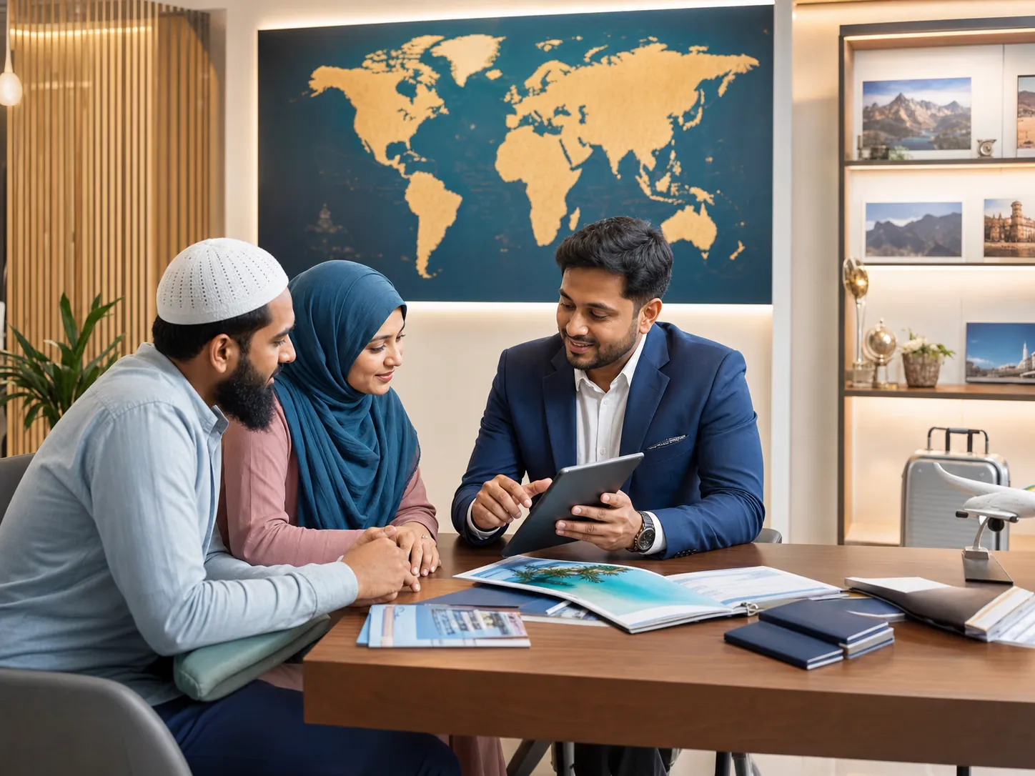 Travioxa consultant helping travellers plan a personalized international journey